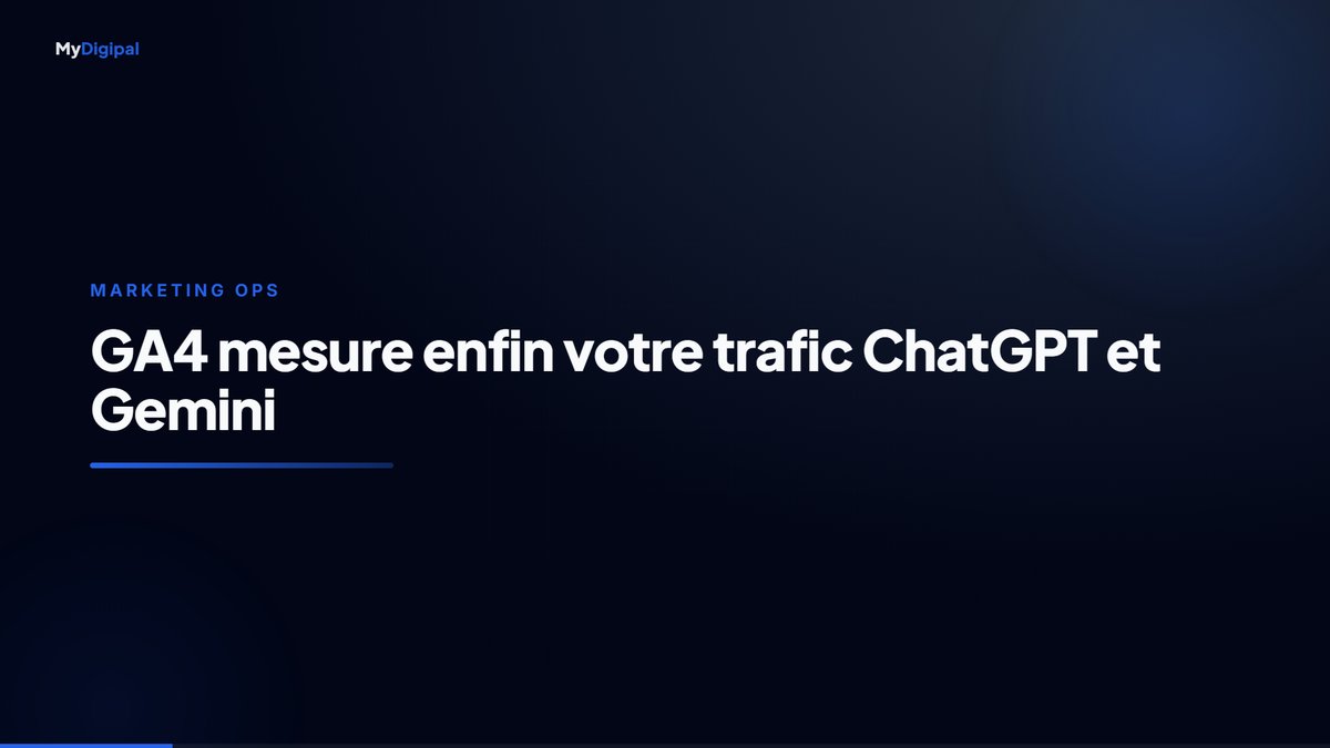 Le nouveau canal AI Assistant de GA4 : enfin mesurer le trafic ChatGPT, Gemini et Claude